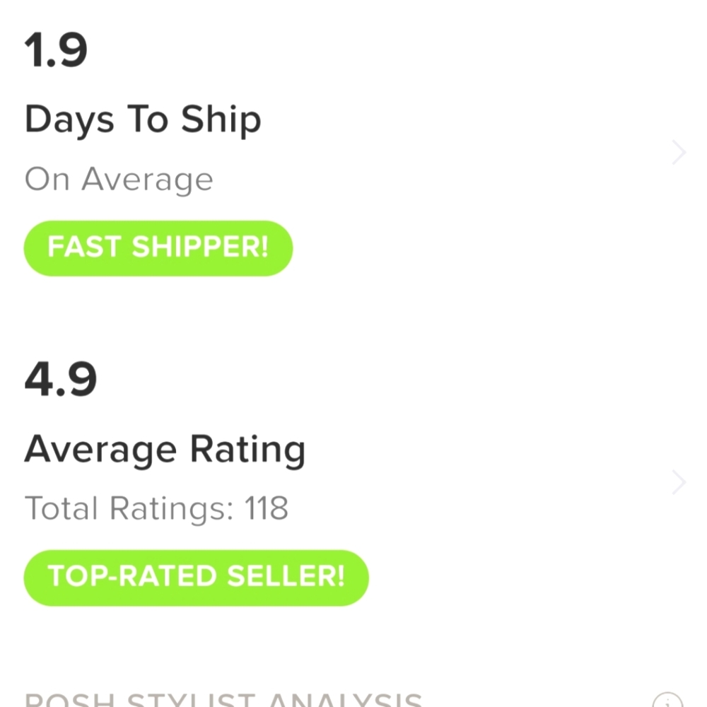 I almost always ship same day and next day.